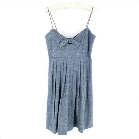 Madewell Front Tie Chambray Dress - Picture 5 of 10
